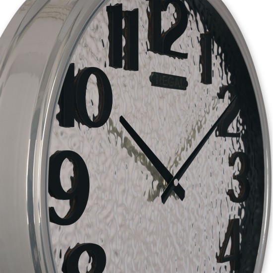 Gümüş Yansıma Duvar Saati