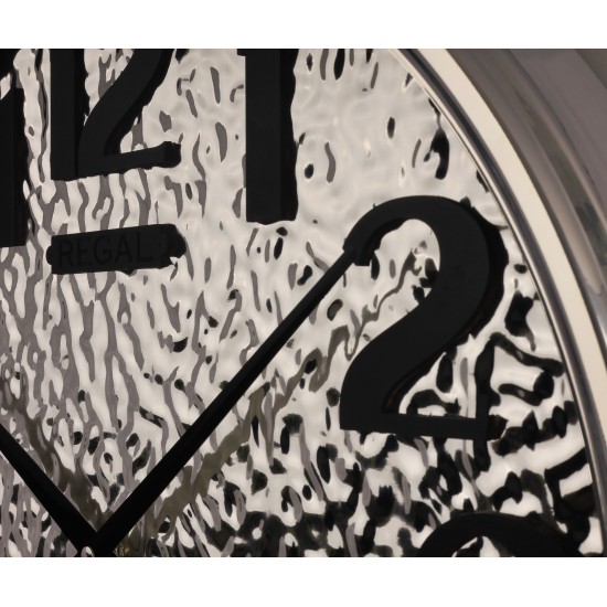 Gümüş Yansıma Duvar Saati