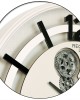 Regal Mechanica Sedef Beyaz Çarklı Duvar Saati