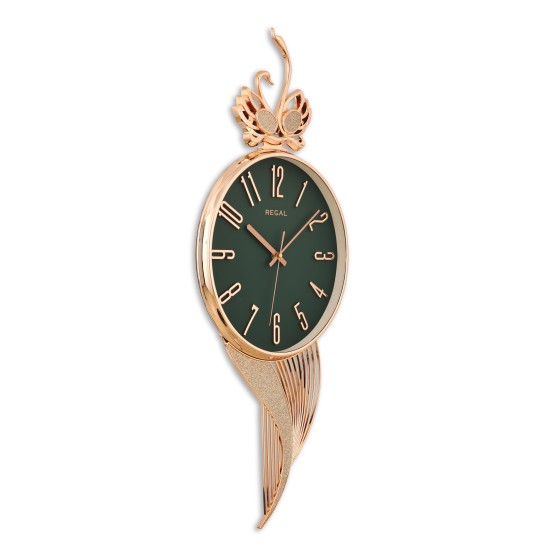 Kuğunun Asaleti Duvar Saati | Yeşil