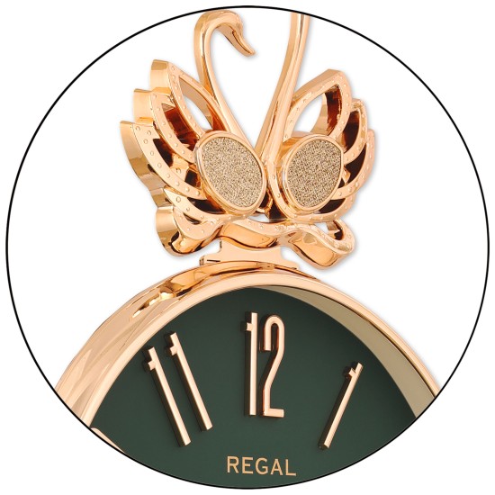 Kuğunun Asaleti Duvar Saati | Yeşil