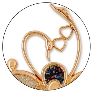 Kuğunun Asaleti Sarkaçlı Duvar Saati