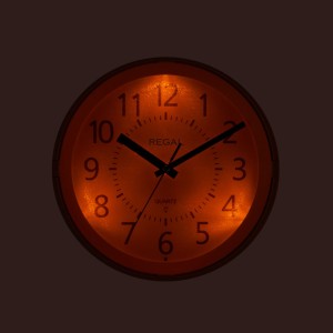 Gece Işıklı, Sese Duyarlı Duvar Saatı Yaldız