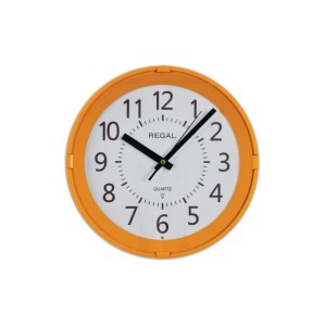 Gece Işıklı, Sese Duyarlı Duvar Saatı Turuncu