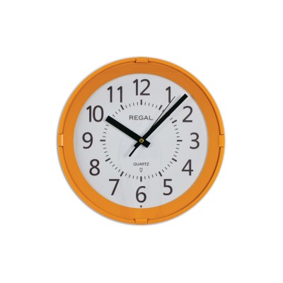 Gece Işıklı, Sese Duyarlı Duvar Saatı Turuncu