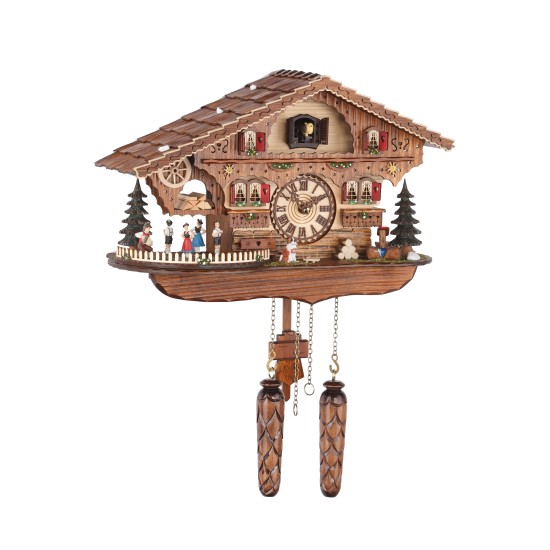 Guguklu 32 Cm. Melodili Çatılı Pilli Guguklu 32 Cm. Melodili Çatılı Pilli