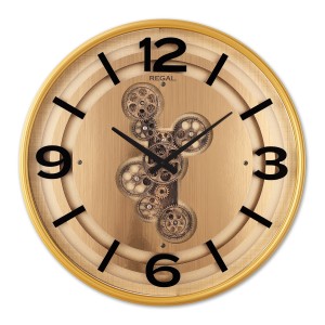 Regal Mechanica Gold Çarklı Duvar Saati
