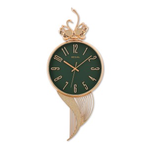 Kuğunun Asaleti Duvar Saati | Yeşil