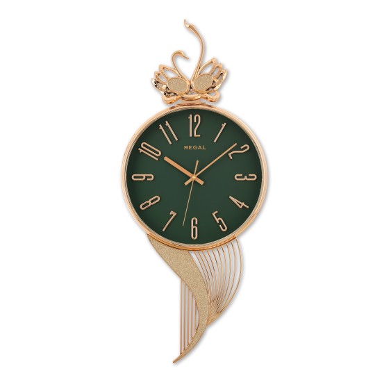 Kuğunun Asaleti Duvar Saati | Yeşil