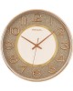 Pırıltı Serisi Duvar Saati | Gold-Beyaz